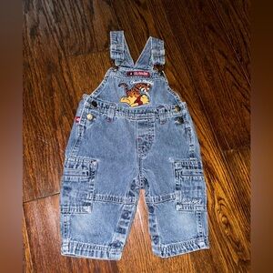 Vintage Baby Disney Winnie The Pooh Overalls